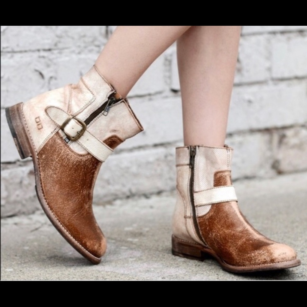 Bed Stu short distressed boots
